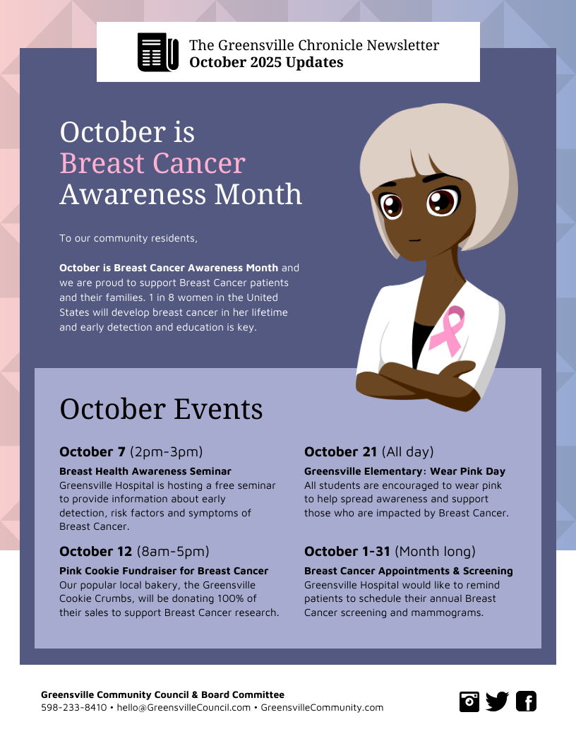 Awareness Month Newsletter