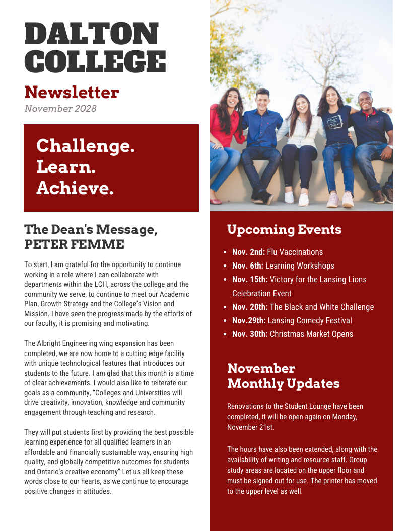 College Newsletter